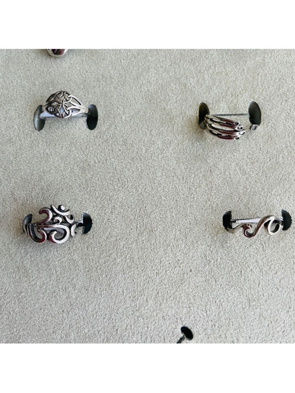Celtic Trinity Knot Sterling Silver Ring Available Sizes 5, 6, 8, 9 Unisex - Picture 11 of 13